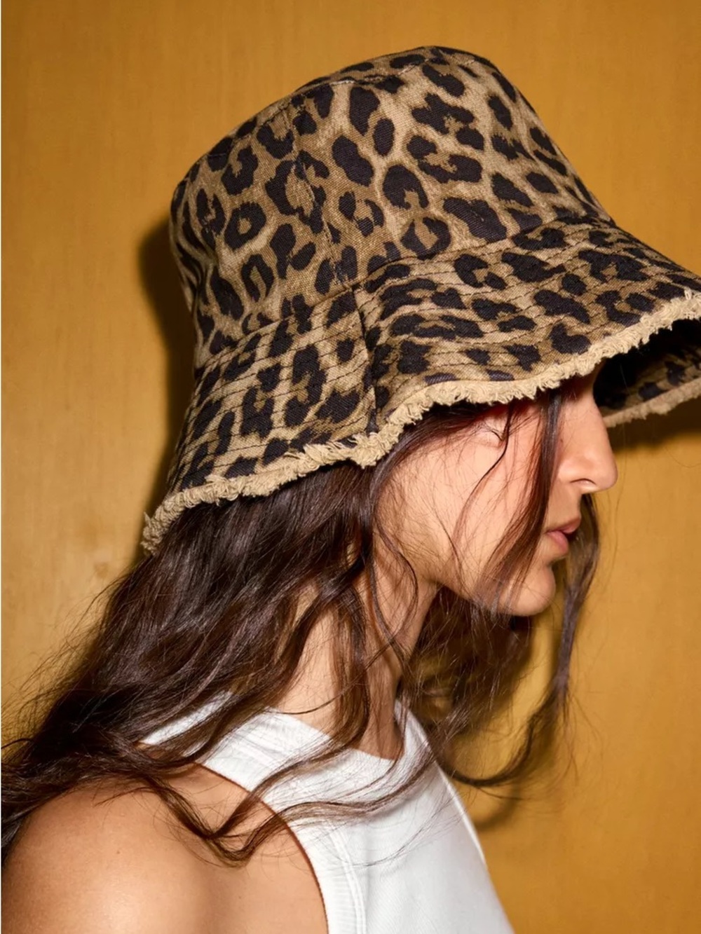 ZARA ANIMAL PRINT BUCKET HAT